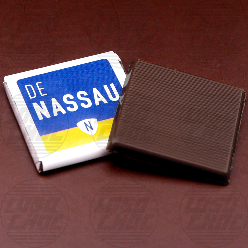 MELK Napolitain chocolaatje, 5 gram met bedrukte wikkel