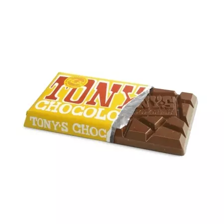 Tony's Chocolonely Melk-Nougat reep, 180 gram