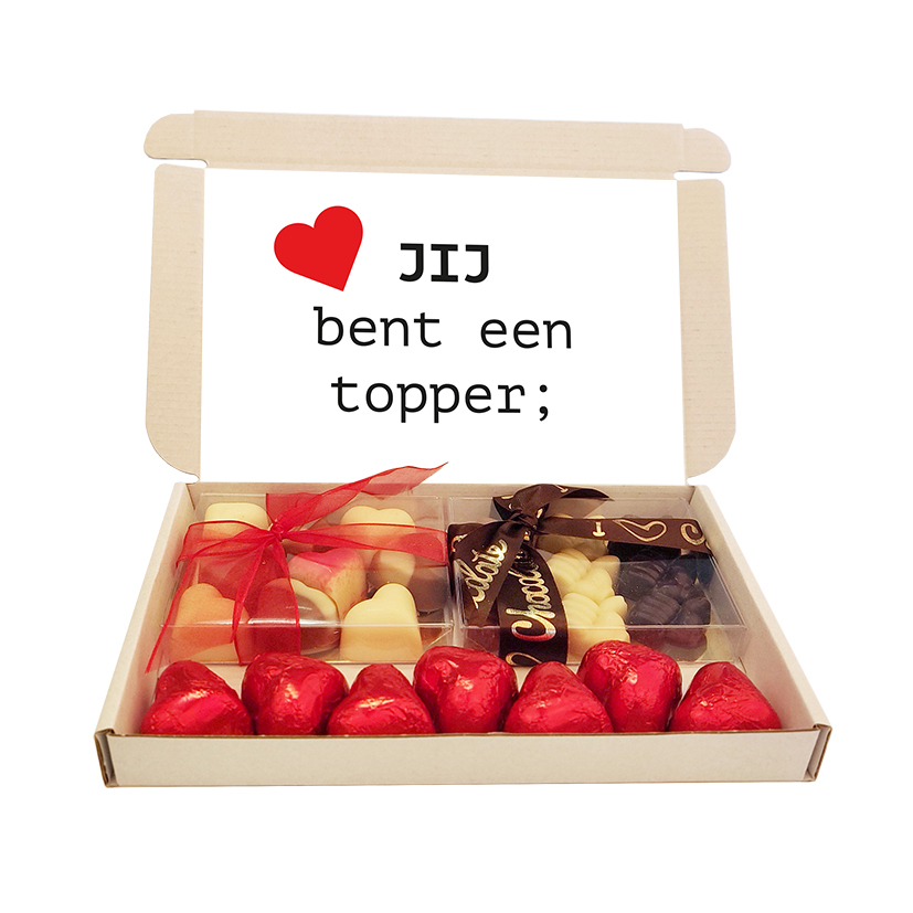 hartjes bonbons, valentijn, moederdag