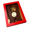 Letter W met logo pure chocolade