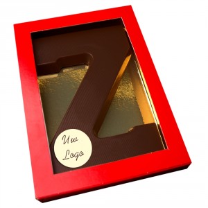 Letter Z met logo pure chocolade