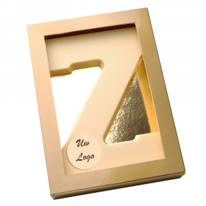 Letter Z met logo wit